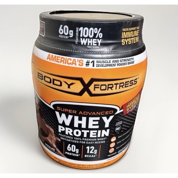 Body Fortress Other - Body Fortress Super Advanced Whey Protein Powder Chocolate 1.78 lbs (Read Desc)